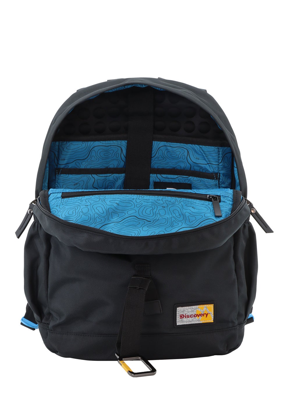 buy-discovery-discovery-icon-backpack-16-2l-black-durable-lightweight-multi-compartment-travel-bag-padded-laptop-tablet-pocket-rfid-adjustable-strap-with-luggage-fix-strap-men-women-school-outdoor_8ut