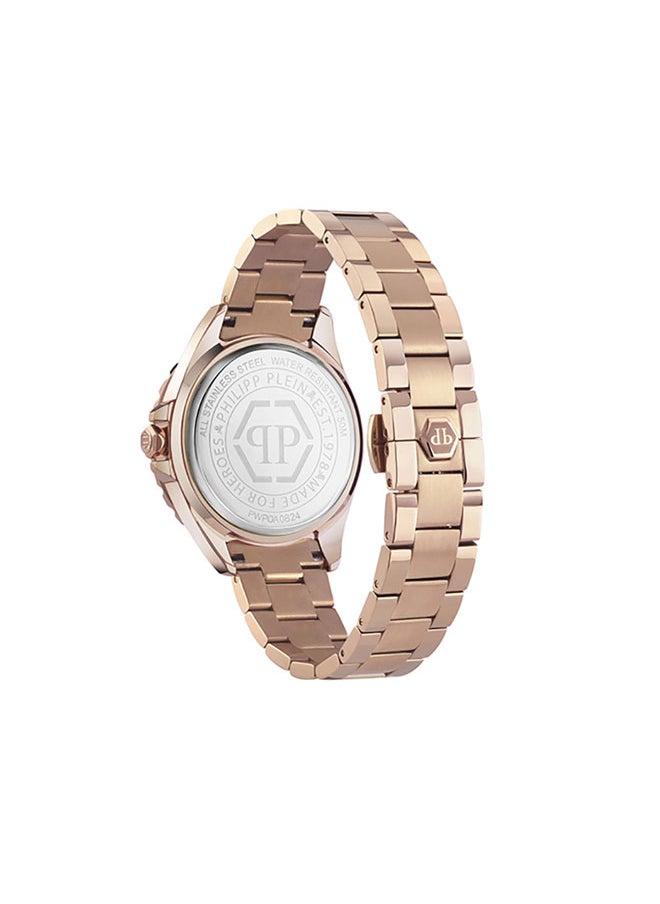 buy-philipp-plein-plein-heaven-women-s-watch-with-emerald-green-honeycomb-dial-by-philipp-plein-gold-tone-bezel-roman-numerals-and-stainless-steel-bracelet-38mm-3-hand-quartz-timepiece_uyh