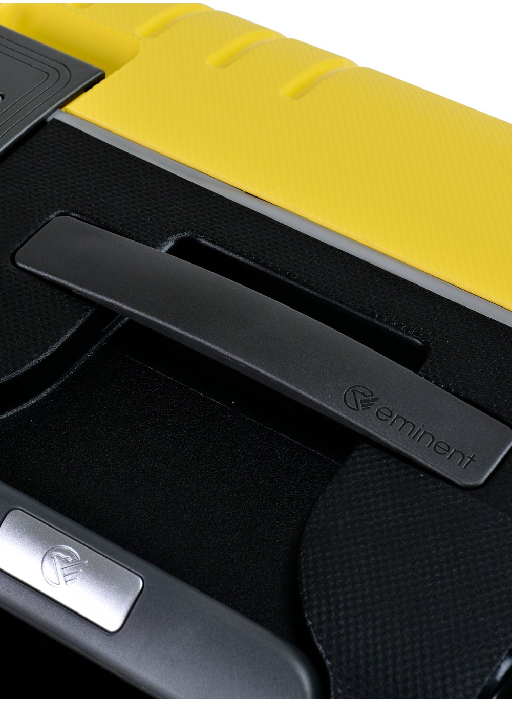 buy-eminent-vertica-hard-case-luggage-trolley-polypropylene-lightweight-4-quiet-double-spinner-wheels-with-tsa-lock-b0006m-yellow-black_mgl