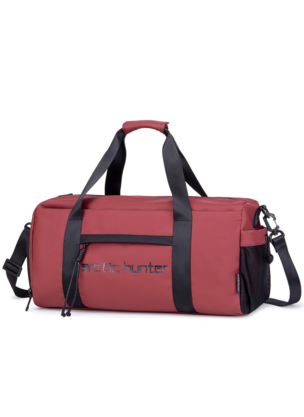 buy-arctic-hunter-premium-gym-bag-water-resistant-duffel-bag-with-shoe-compartment-and-detachable-shoulder-straps-for-men-and-women-lx00537-red_jbf
