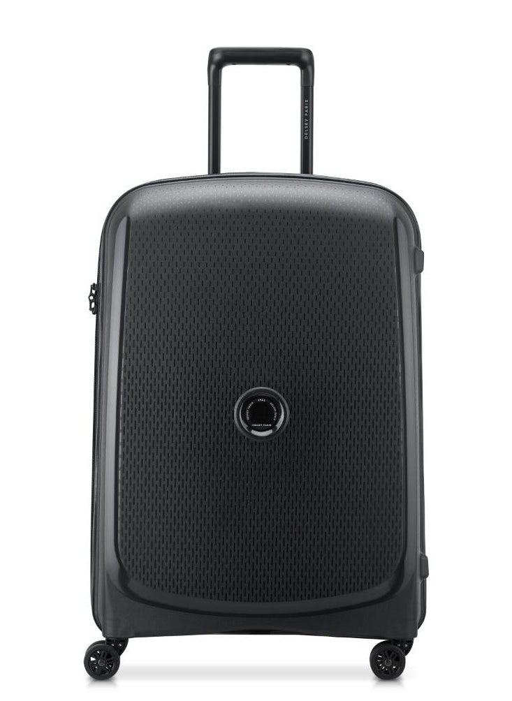 buy-delsey-paris-belmont-plus-non-expandable-71cm-check-in-luggage-4-double-wheel-trolley-black_mya