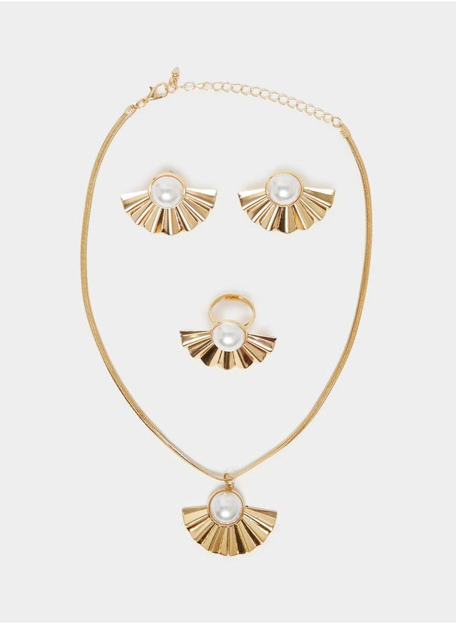 buy-styli-shell-drop-layered-necklace_dkc