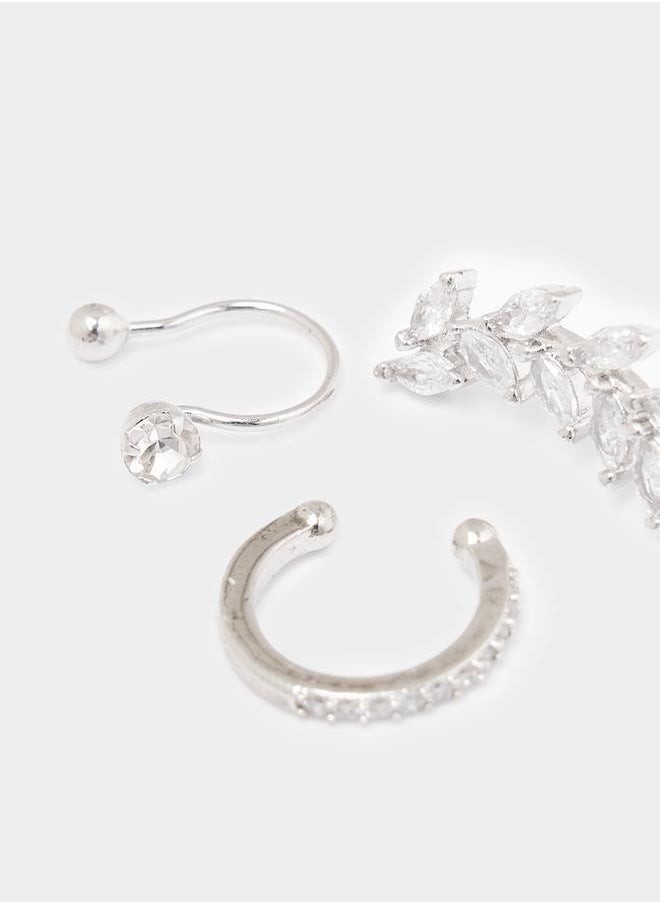 buy-styli-set-of-3-leaves-design-cuff-earrings_tje