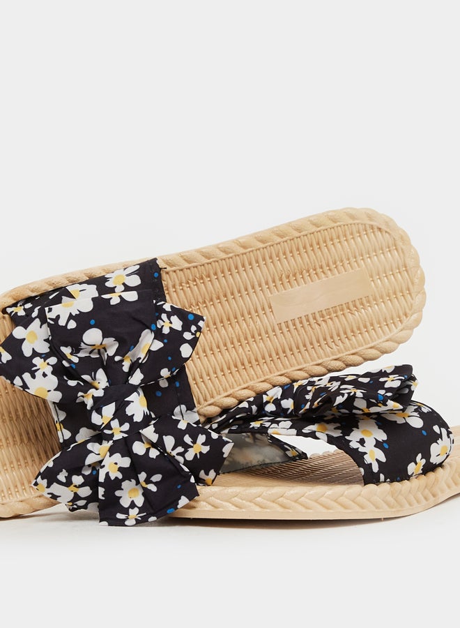 buy-styli-floral-printed-bow-detail-slides_o2r