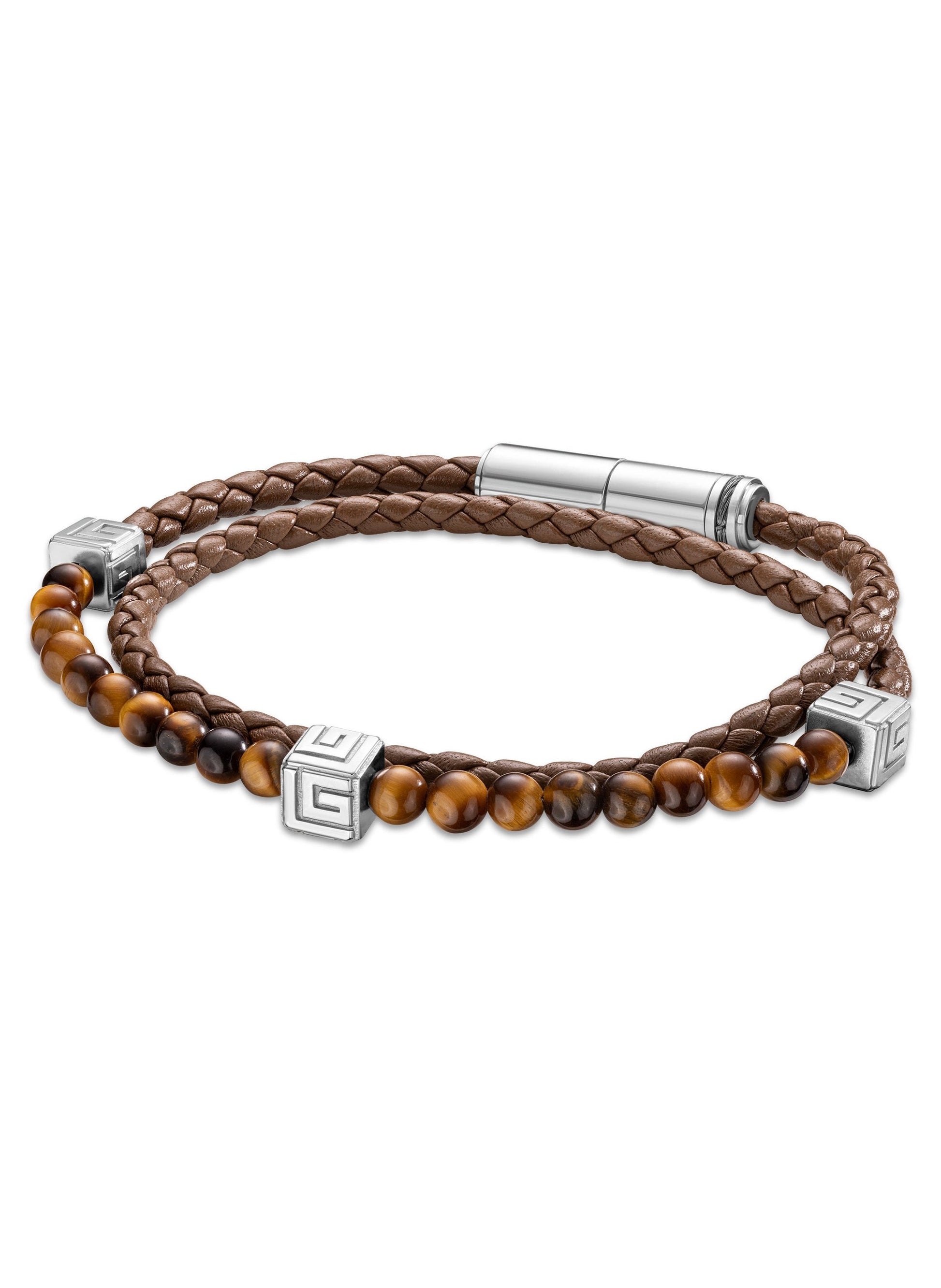 buy-guy-laroche-victor-brown-leather-and-tiger-eye-beads-bracelet_jkx