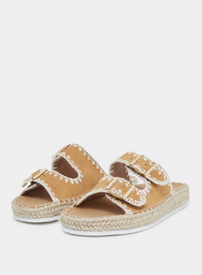 buy-styli-styli-brown-stitch-buckle-accent-espadrilles_39p
