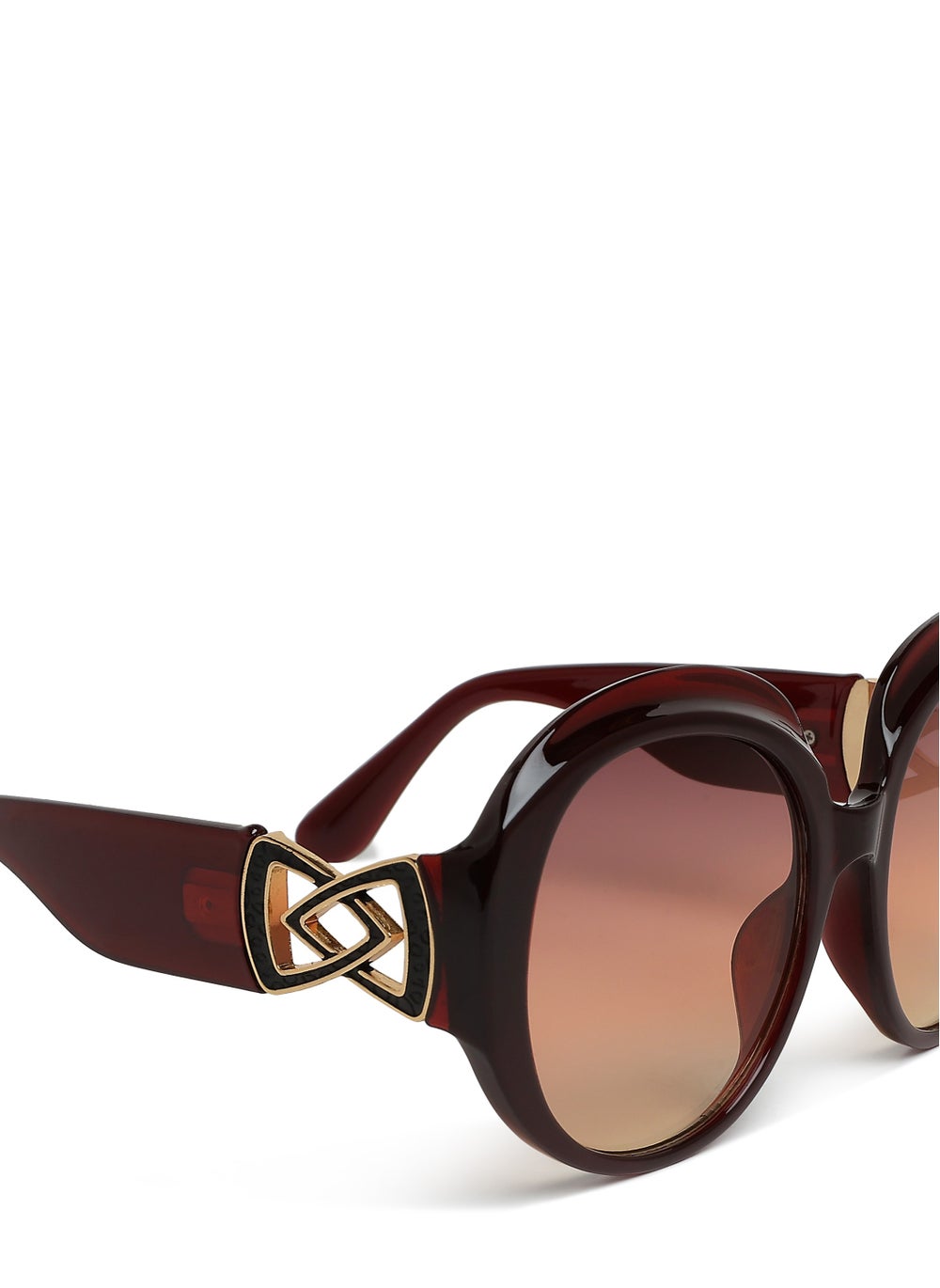 buy-london-rag-brown-metallic-accent-round-sunglasses_g0o