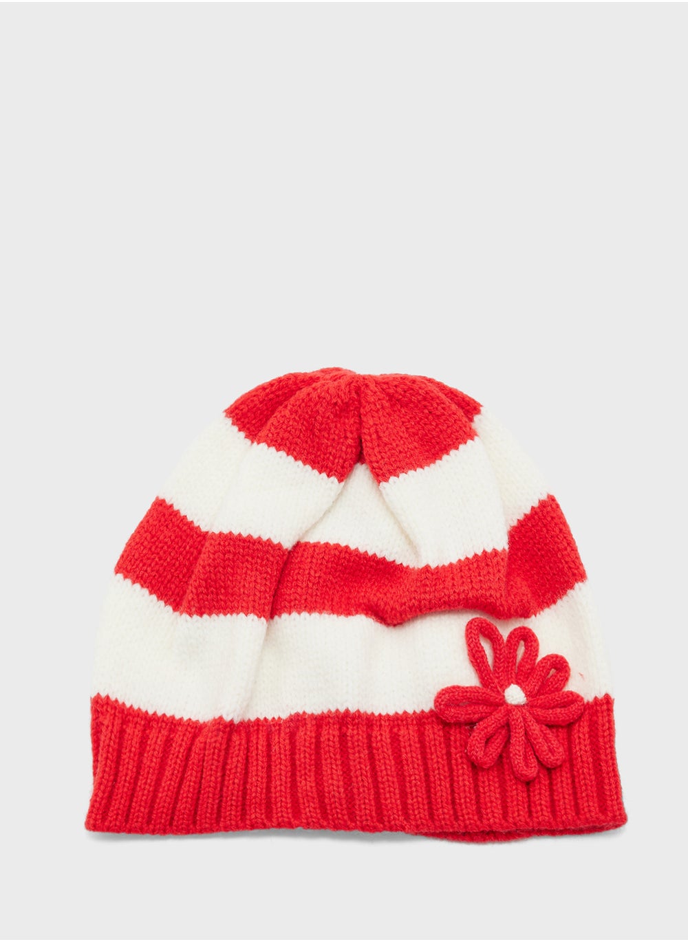 buy-ginger-striped-floral-winter-beanie_gz0