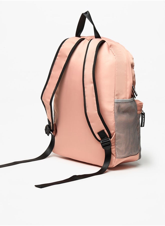 buy-oaklan-by-shoexpress-women-by-shoexpress-logo-print-backpack-with-adjustable-straps-40x30x15-cm_n3h