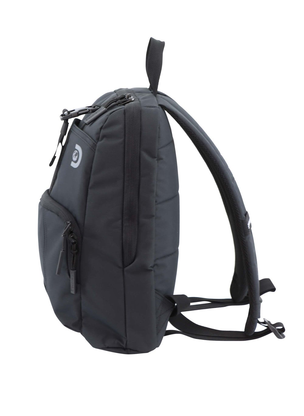 buy-discovery-discovery-shield-rpet-polyester-urban-backpack-black-durable-water-resistant-causal-daypack-with-padded-rfid-pocket-outdoor-travel-business-bag-for-men-and-women_hw7