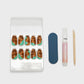 Tortoiseshell Press-On Almond Nails KIT820