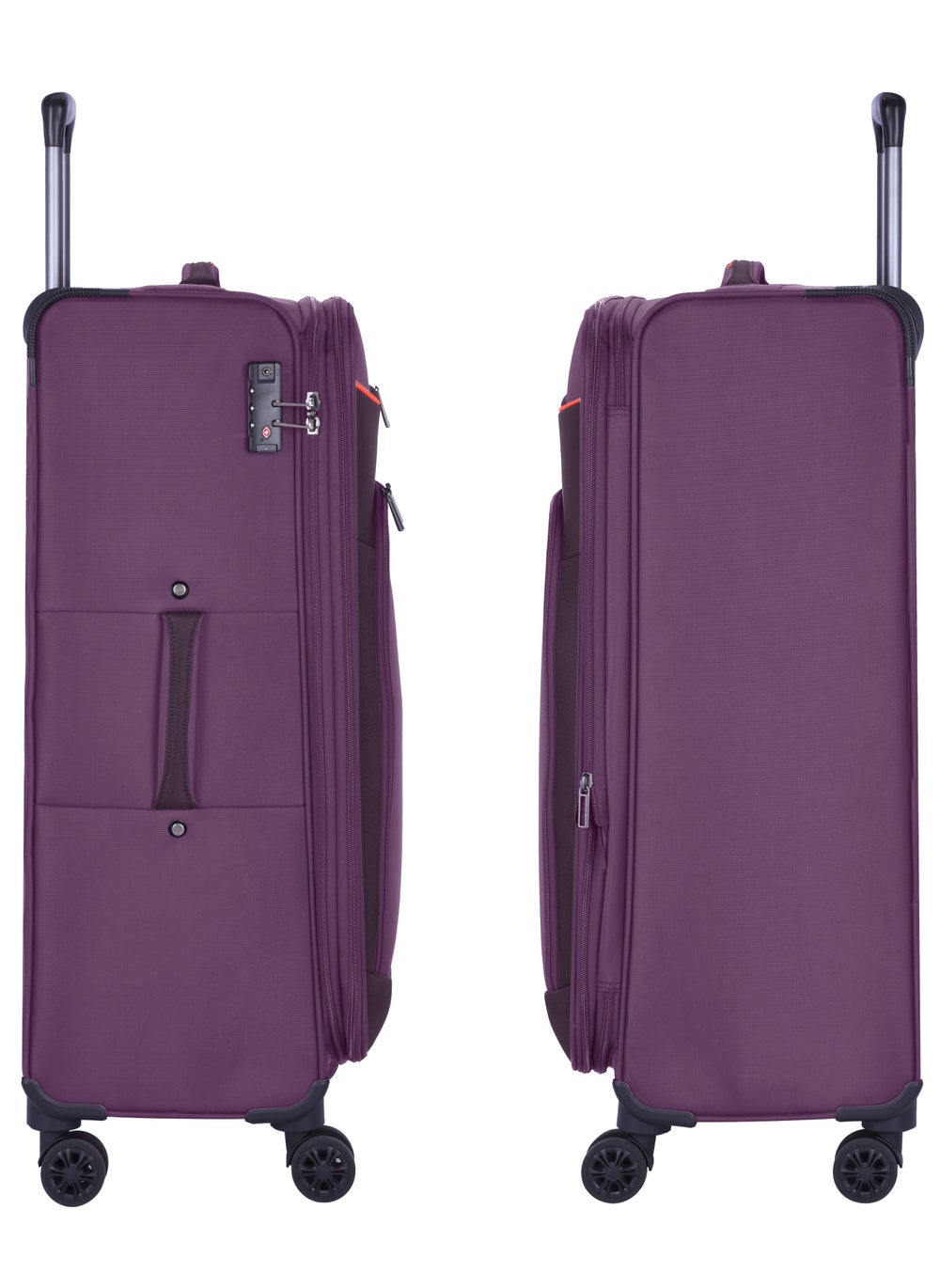 buy-eminent-unisex-soft-travel-bag-large-luggage-trolley-polyester-lightweight-expandable-4-double-spinner-wheeled-suitcase-with-3-digit-tsa-lock-e765-purple_l1s