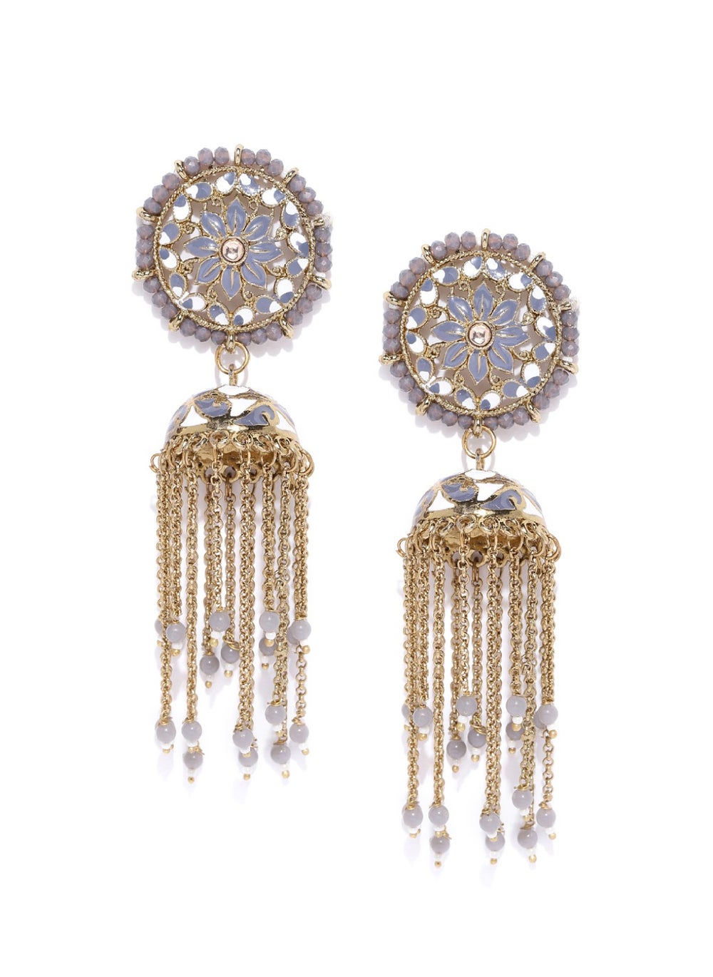 buy-priyaasi-grey-enamelled-stone-studded-beaded-dome-shaped-jhumkas_hou