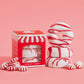 Peppermint Candy Cane Bath Bomb Trio - Pamper Yourself