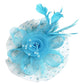 Ddaniela Monalisa Sky Blue Fascinator - Elegant Tea Party Headwear
