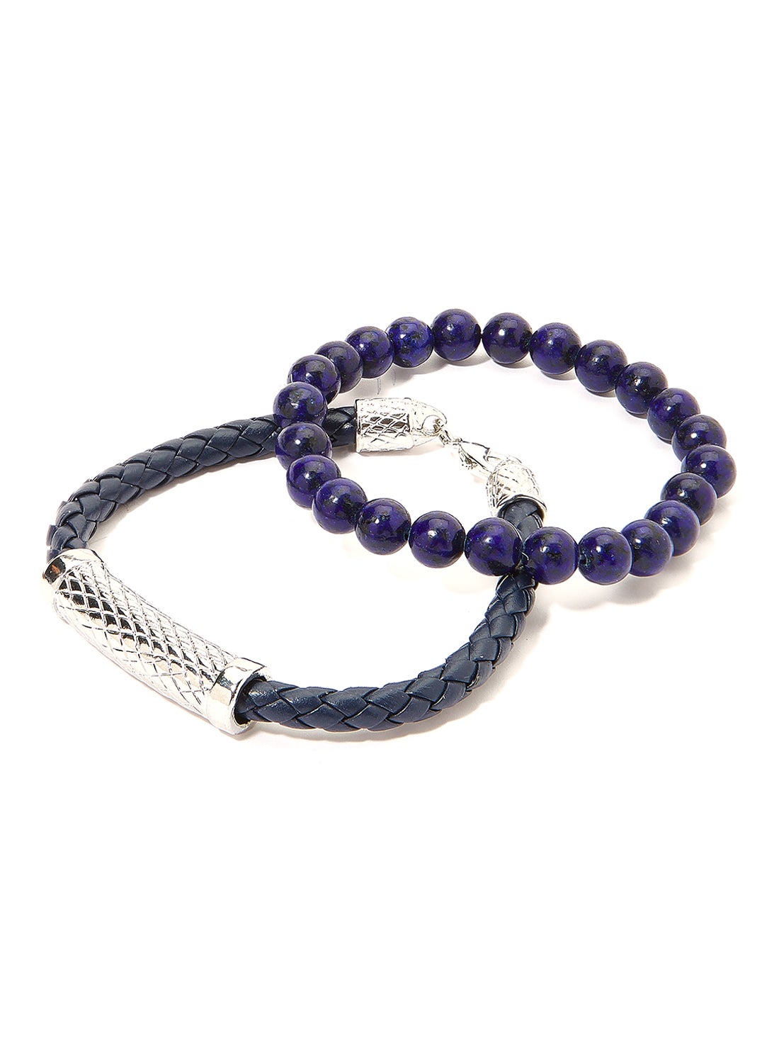 buy-english-laundry-set-of-2-leather-and-beads-bracelet_192