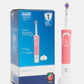 Oral-B Vitality 100 Pink Rechargeable Toothbrush | UAE's Finest