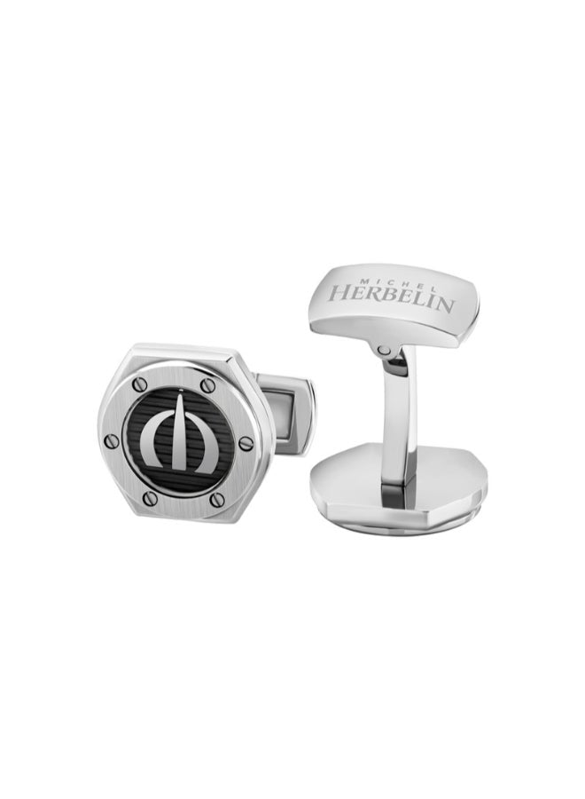 buy-michel-herbelin-stainless-steel-cufflink_jl1