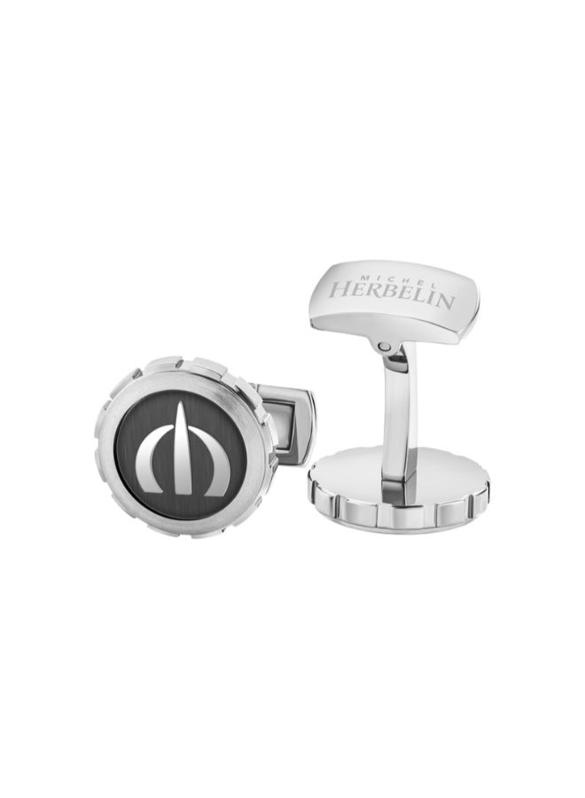 buy-michel-herbelin-stainless-steel-cufflink_y09