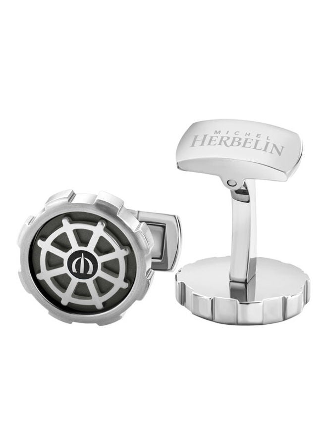 buy-michel-herbelin-stainless-steel-cufflink_z9i