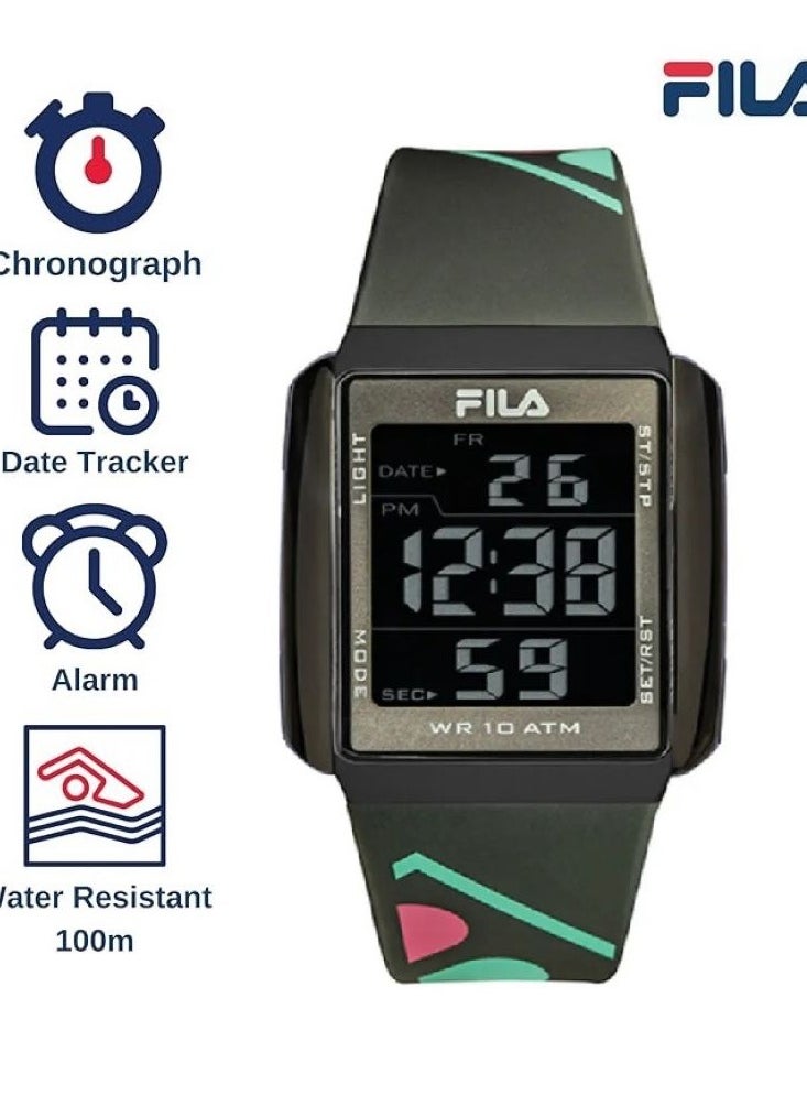 buy-fila-fila-adult-unisex-chrono-watch-plastic-case-gray-plastic-strap-38-325-003_vqn