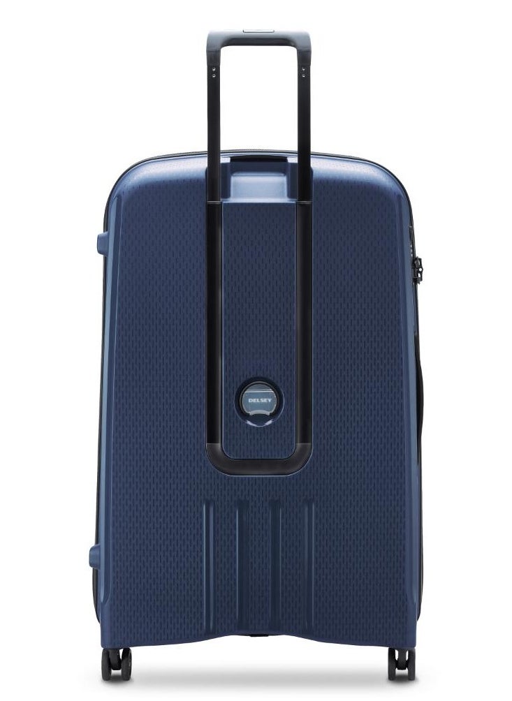 buy-delsey-paris-belmont-plus-non-expandable-83cm-check-in-luggage-4-double-wheel-trolley-blue_yl9