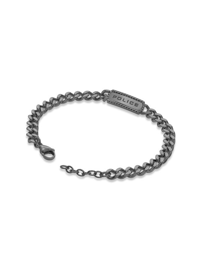buy-police-taper-greymetal-bracelet-sleek-chain-with-studembedded-tag-and-signature_qzl