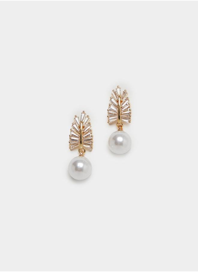 buy-styli-styli-faux-pearl-drop-leaf-dangle-earrings_xoi
