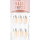 Magic Press Silver Chic French - أظافر فرنسية فاخرة