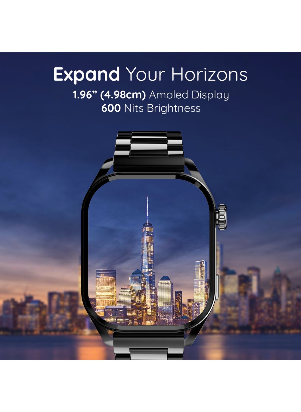 buy-pebble-cosmos-vogue-1-96-amoled-smartwatch-rectangular-metal-dial-bt-calling-multiple-sports-mode-heart-rate-monitor-ip67-water-resistant-ai-voice-assistance-alarm-notification-obsidian-black_dgn