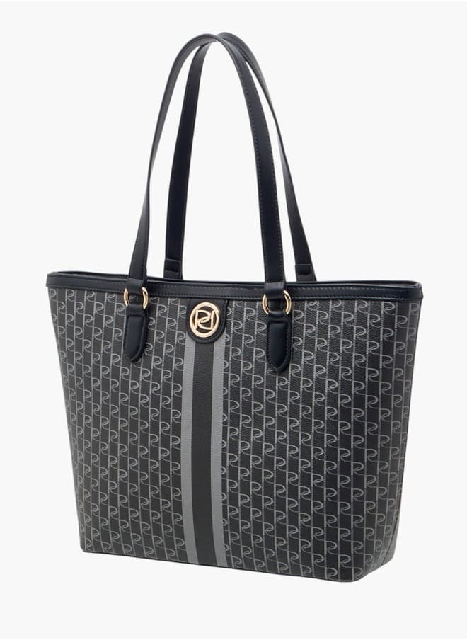 buy-paprika-women-s-monogram-print-tote-bag-with-double-handle-and-zip-closure_uz0