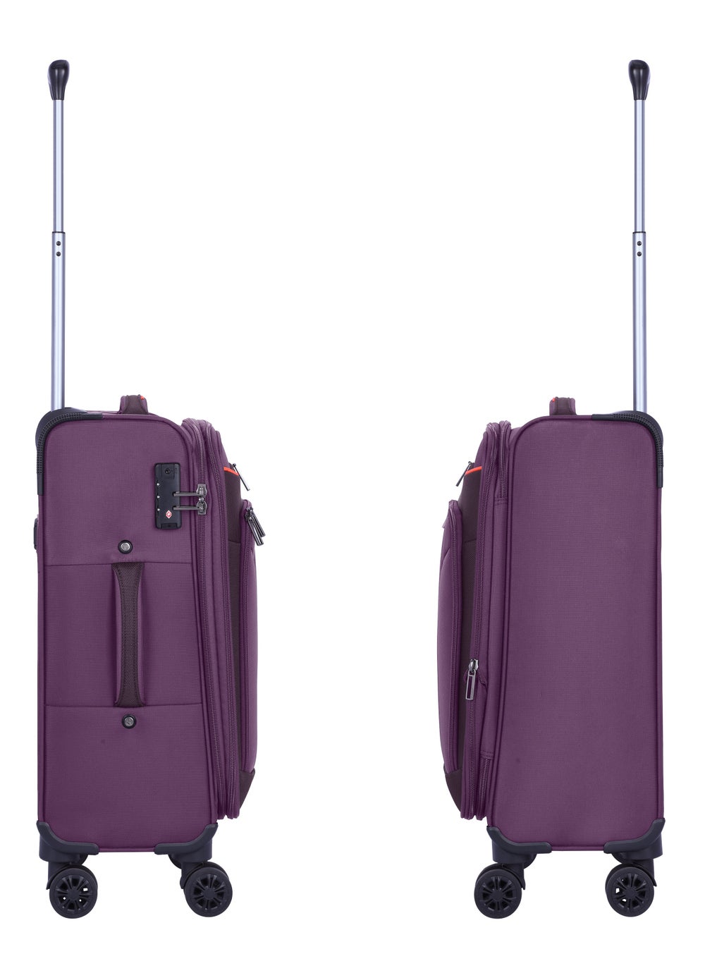 buy-eminent-expandable-luggage-trolley-bag-soft-suitcase-for-unisex-travel-polyester-shell-lightweight-with-tsa-lock-double-spinner-wheels-e765sz-carry-on-20-inch-purple_ei9