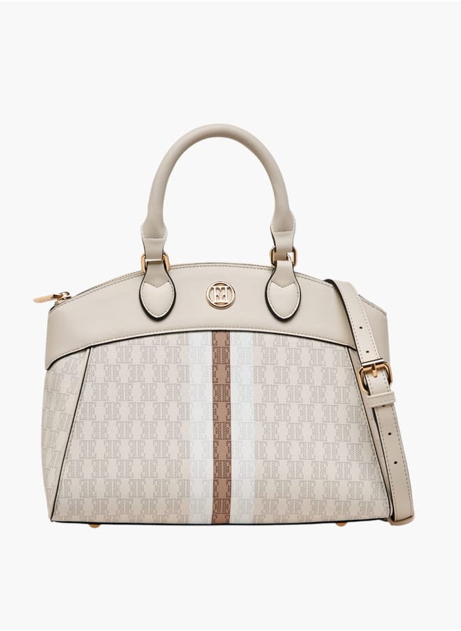 buy-elle-women-monogram-print-tote-bag-with-adjustable-strap-and-handles_g45