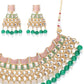 buy-priyaasi-green-pink-kundan-studded-handcrafted-jewellery-set_zub