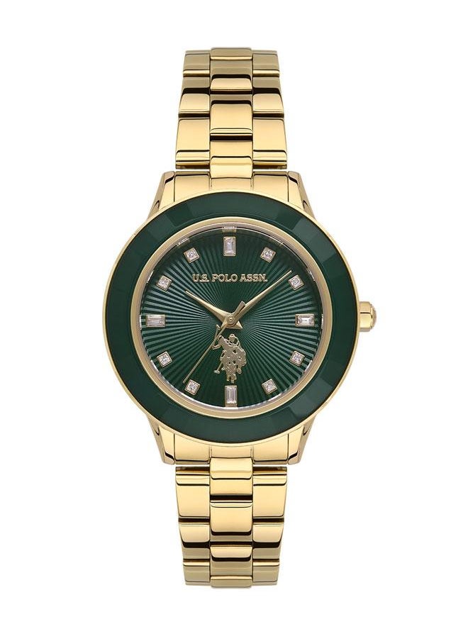 buy-u-s-polo-assn-fundamental-36mm-women-s-watch-with-green-dial-gold-plated-stainless-steel-bracelet_8cp