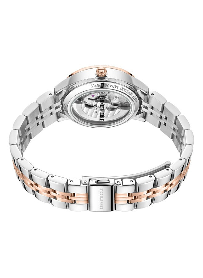 buy-kenneth-cole-new-york-34-5mm-automatic-women-s-watch-with-silver-rose-gold-stainless-steel-bracelet_mhj