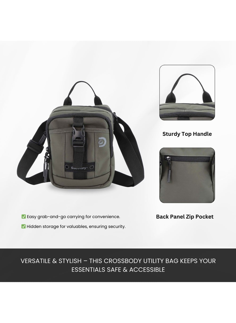 buy-discovery-discovery-shield-rpet-polyester-tablet-utility-bag-khaki-compact-travel-bag-for-men-and-women-shoulder-bag-portable-organizer-sustainable-material-and-eco-friendly_khx