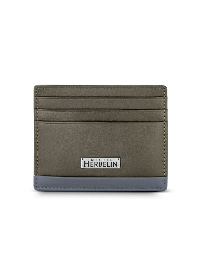 buy-michel-herbelin-credit-card-case-olive-green-for-men_k4w