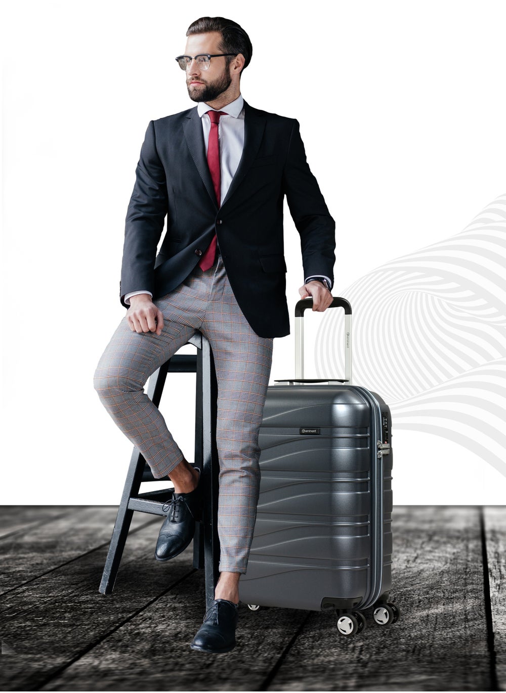buy-eminent-makrolon-polycarbonate-lightweight-glamorous-hard-case-luggage-trolley-4-quiet-double-spinner-wheels-suitcase-with-tsa-approved-lock-kj95-carbon-grey_1bb