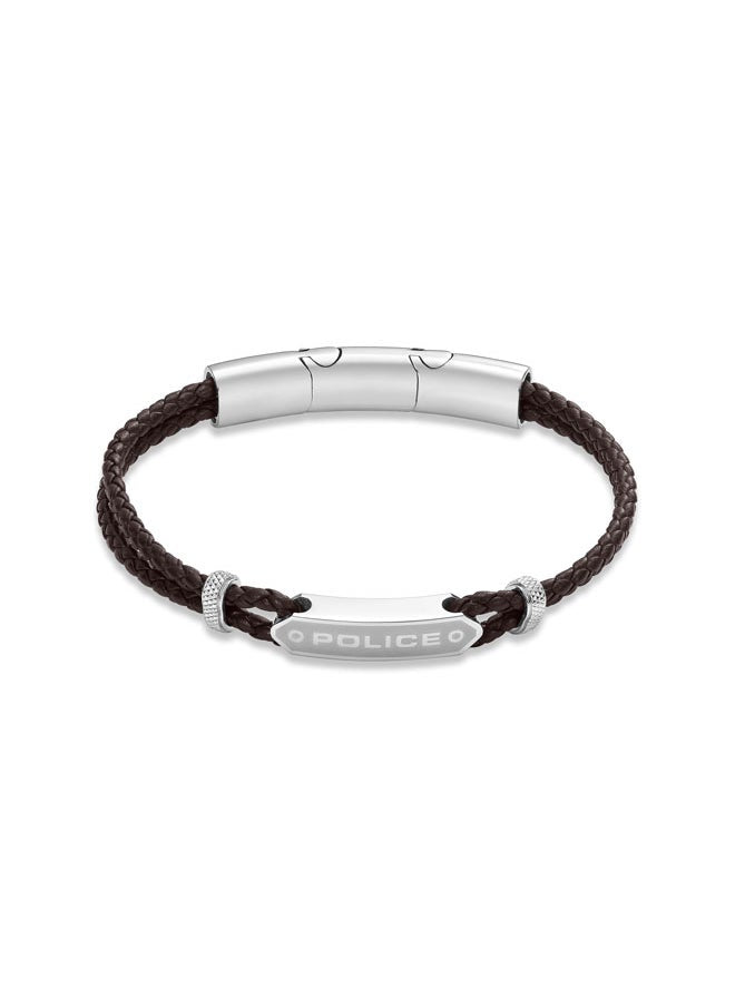 buy-police-twincord-braceletdouble-row-brown-leather-with-stainless-steel-rings-and-central-screwed-plaquerugged-and-sophisticated-men-s-style_a43