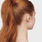 Silk Elegance Skinny Scrunchies - 4 Pack