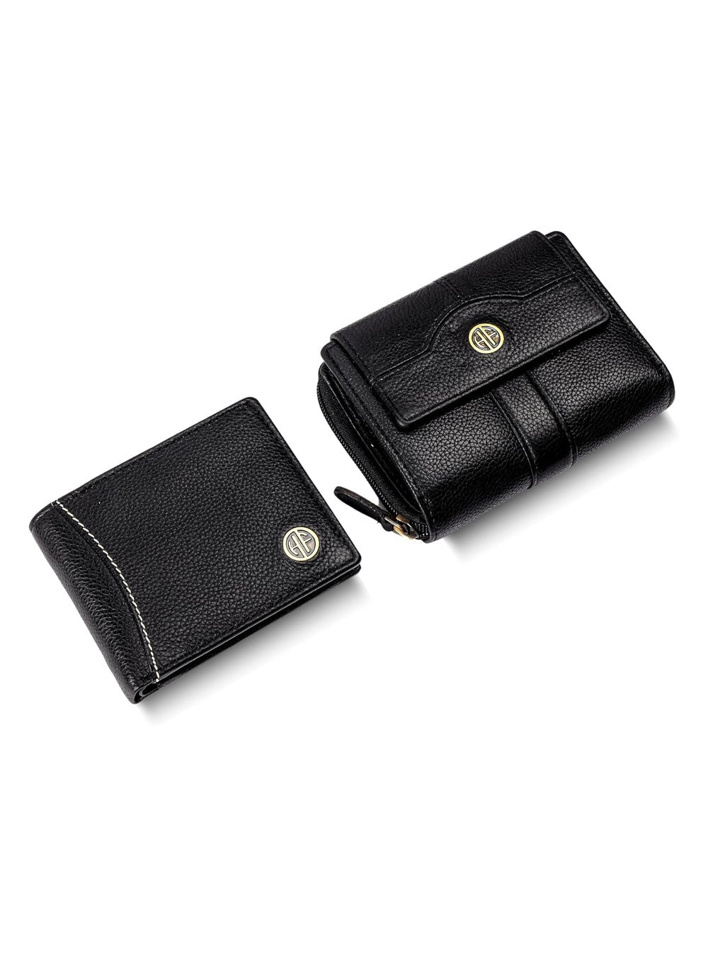 buy-hammonds-flycatcher-gift-combo-genuine-leather-wallets-for-men-and-women-stylish-couples-gift-set-with-multiple-card-slots-zipper-pockets-ramadan-eid-anniversary-and-wedding-gift-21ph_thh