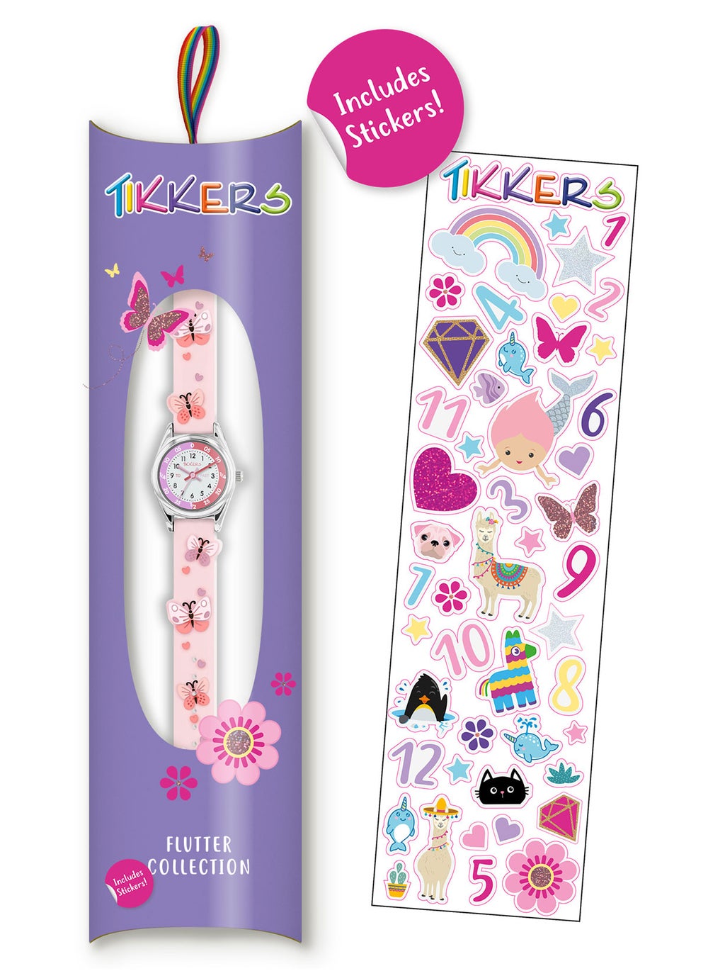 buy-tikkers-tikkers-pink-strap-silver-time-teacher-butterfly-watch_45z