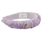 Monalisa Purple Stone Handcrafted Headband for Women