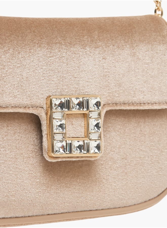 buy-celeste-womens-embellished-crossbody-bag-with-chain-strap-and-flap-closure_xsn