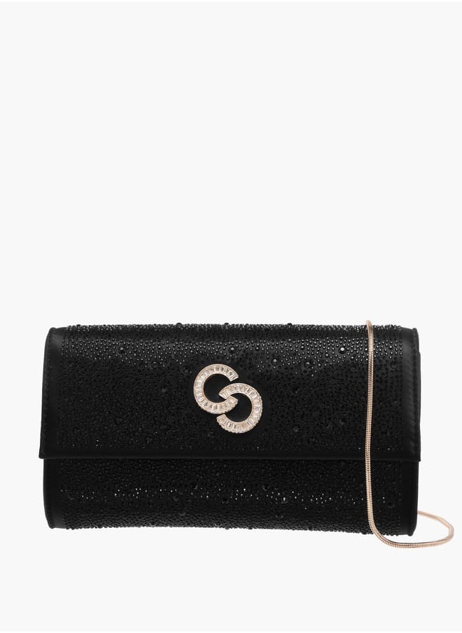 buy-celeste-women-embellished-crossbody-bag-with-chain-strap-and-magnetic-button-closure_bj0
