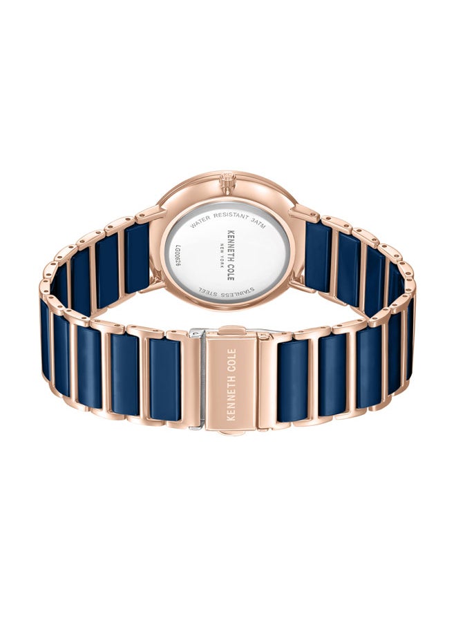 buy-kenneth-cole-new-york-kenneth-cole-new-york-36mm-analog-women-s-watch-with-blue-dial-blue-rose-gold-ceramic-stainless-steel-bracelet_wi2