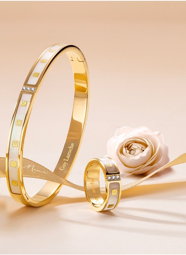 buy-guy-laroche-grace-white-mop-and-gold-plated-finger-ring-for-women_429