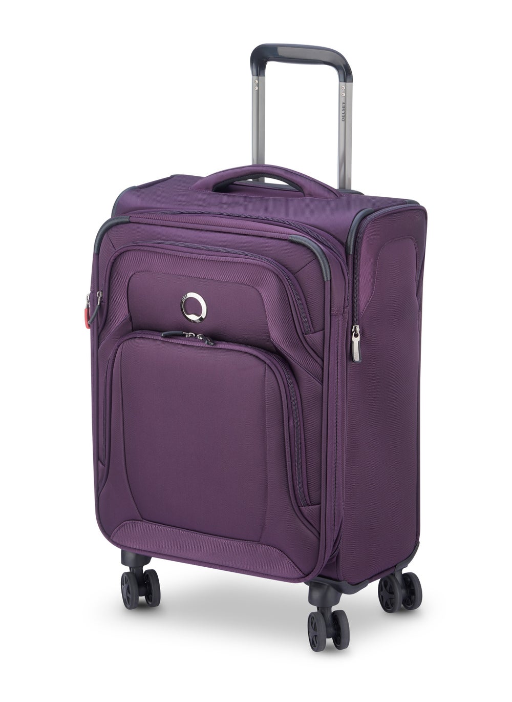 buy-delsey-paris-optimax-lite-55cm-softcase-4-double-wheel-expandable-cabin-luggage-trolley-purple_edn