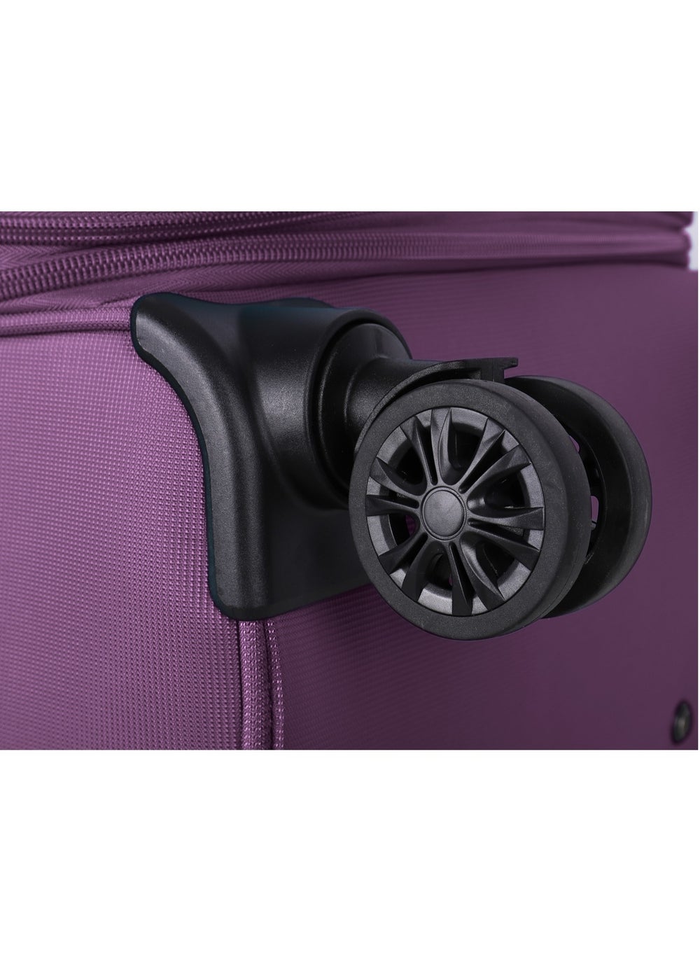buy-eminent-unisex-soft-travel-bag-medium-luggage-trolley-polyester-lightweight-expandable-4-double-spinner-wheeled-suitcase-with-3-digit-tsa-lock-e751-purple_uty